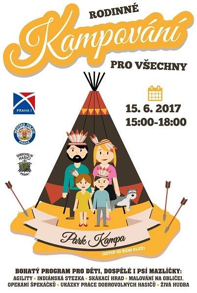 Praha 1: Rodinné Kampování v parku - Pražský patriot 