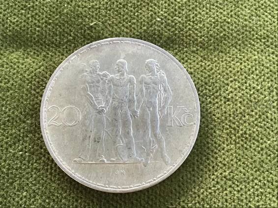 Stříbrná mince 20 Kč rok 1933 - Numismatika