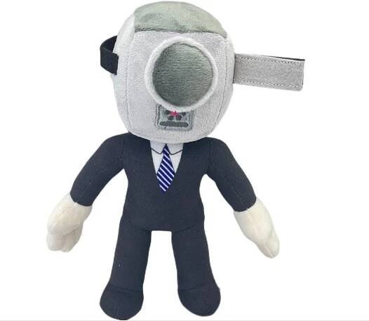 Plyšová hračka Skibidi Toilet Cameramen 28 cm.