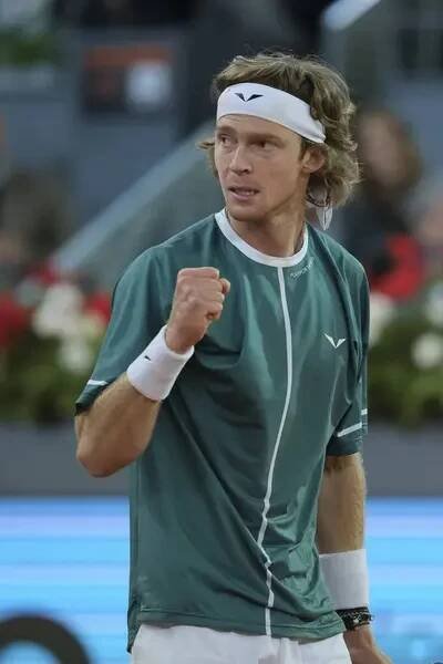 El Muta Madrid Open en La Caja Magica el 01 de mayo de 2024 en Madrid, España — Imagen de stock