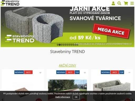 stavebniny trend, stavební materiál, tanvald, smržovka, liberec