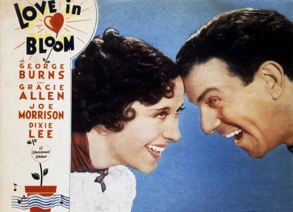 LOVE IN BLOOM, Gracie Allen, George Burns, 1935