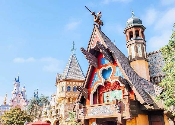 Exterior of Pinocchio's Daring Journey