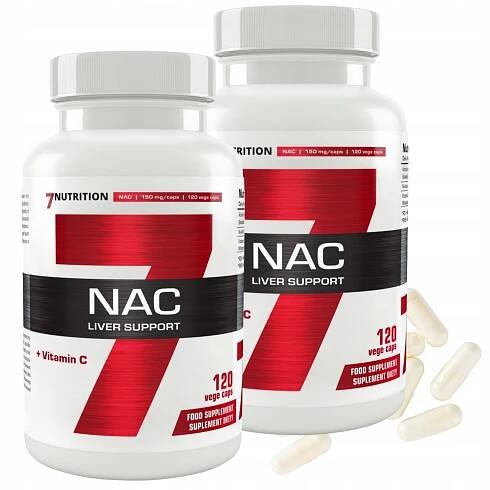 Suplement NAC Glutathion s vitamínem C NacetylLcystein Liver support x2