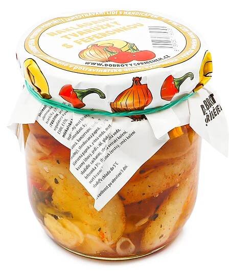 Dobrotyspribehem.cz Nakládané tvarůžky s feferonkou 405 g