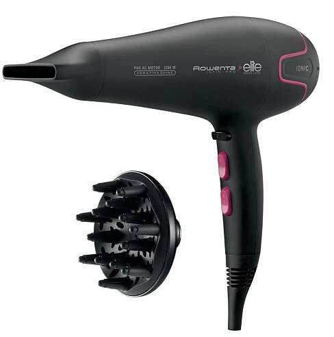 Fén Rowenta Infini Pro CV8722D0 černo-růžová