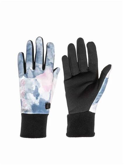Dámské rukavice Meatfly Ladies Powerstretch, Clouds Pink