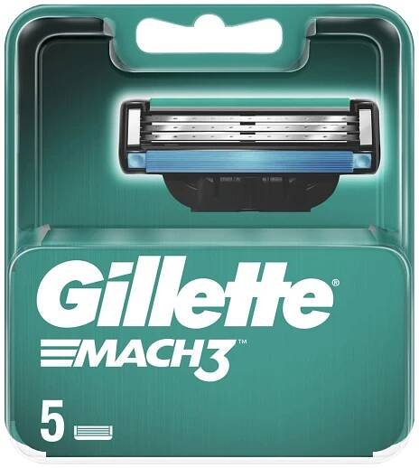 Gillette Mach3 holicí hlavice 5 ks od 234 Kč