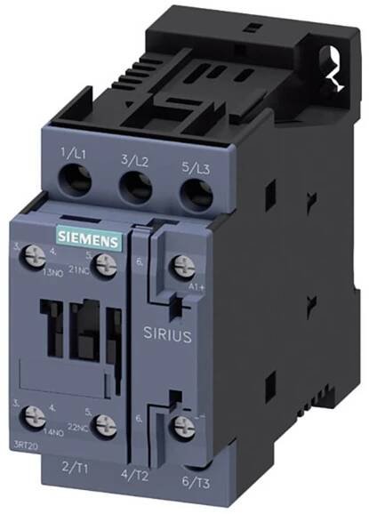 Siemens 3RT2027-1BB40 stykač  3 spínací kontakty 15 kW 24 V/DC 32 A s pomocným kontaktem   1 ks