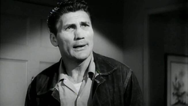 Iconic Hollywood Actor Jack Palance in 'House of Numbers' Wallpaper