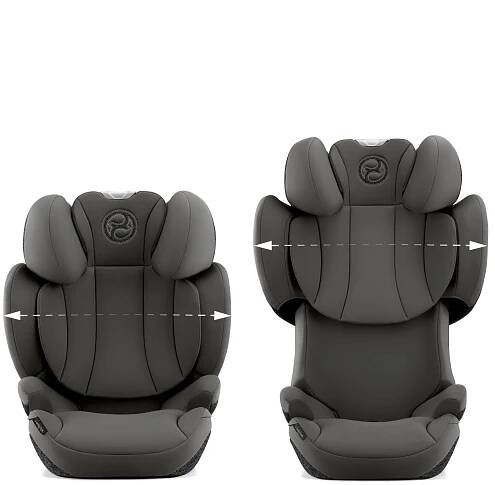 KINDERAUTOSITZ Solution T i-Fix Mirage Grey   - Grau, Basics, Kunststoff/Textil (39/50,5/62,5cm) - cybex PLATINUM