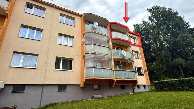 Zděný byt 3+1 Úsobí, 15 km Havlíčkův Brod.Nabízíme