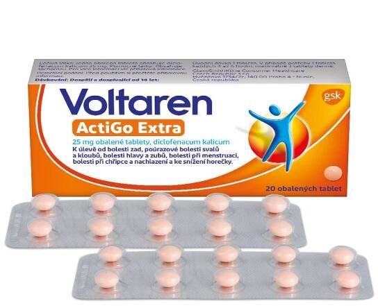 VOLTAREN ACTIGO EXTRA 25MG obalené tablety 20