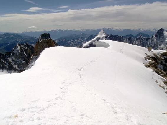 Aiguille d´Argentière (3902m) – kuloár Barbey, II/AD 50˚, 800m - Alpské výstupy - Las Cumbres