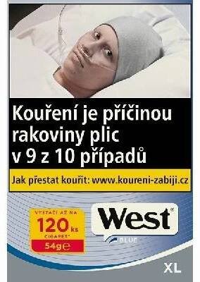 Cigaretový tabák WEST Blue XL 54g