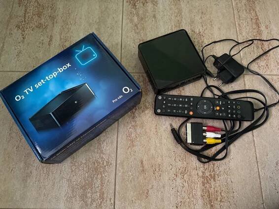 O2 TV set-top-box - TV, audio, video