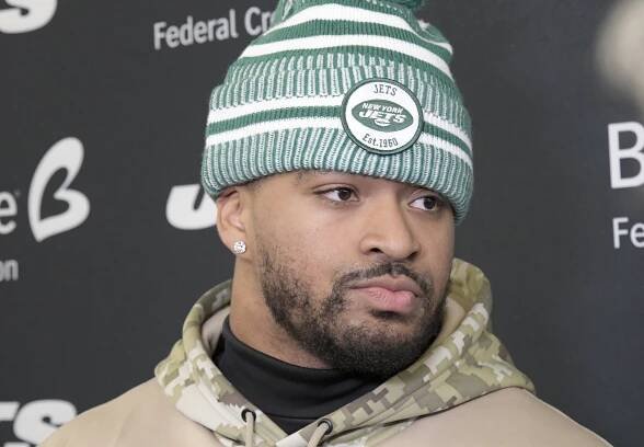 Jamal Adams, New York Jets strong safety, at a press conference.