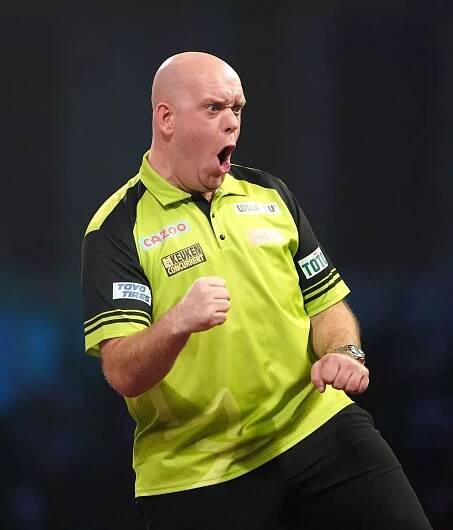 It was a strong start from Michael van Gerwen