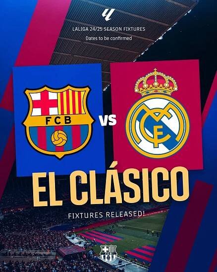 Potvrzené termíny El Clásica v sezóně 2024/25