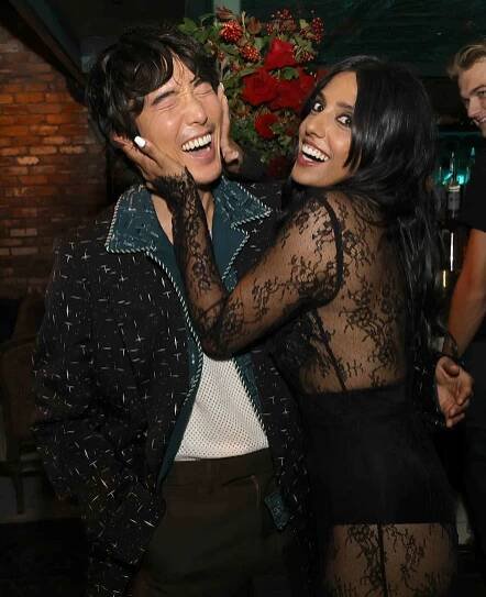 Justin H. Min and Ritu Arya los angeles 08 05 24