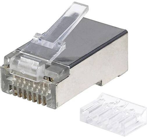 Intellinet 790635 Modulární konektor RJ45 Intellinet 90er-Pack Cat6 STP 2bodový jednovodičový kontakt pro lankový vodič 