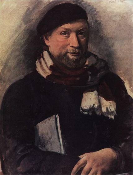 Portrait of K. Lancere (1910) by Zinaida Serebriakova – Artchive