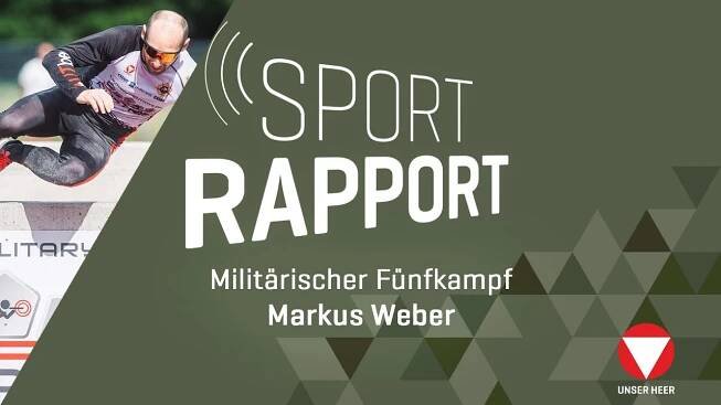 SportRapport - Militärischer Fünfkämpfer und Hindernisbahnstaffel-Vizeweltmeister Markus Weber