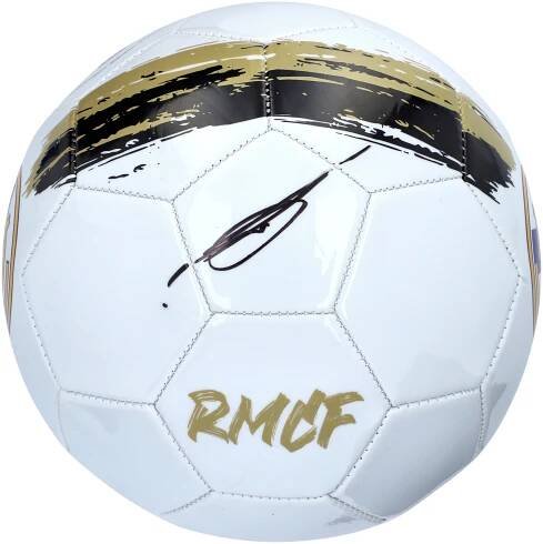 Zinedine Zidane Real Madrid Autographed Logo Soccer Ball