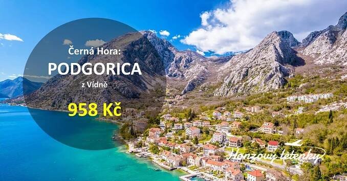 ČERNÁ HORA po celé léto - Honzovy letenky