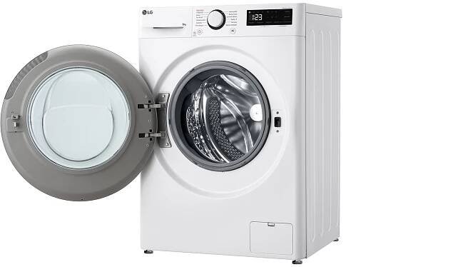 LG Slim parní pračka LG | 8 kg | 1200 ot./min | Direct Drive™ | Bílá, FLR5A82WS