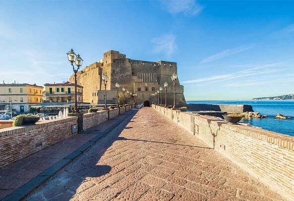 Bridge leading to Castel dell’Ovo, Naples
