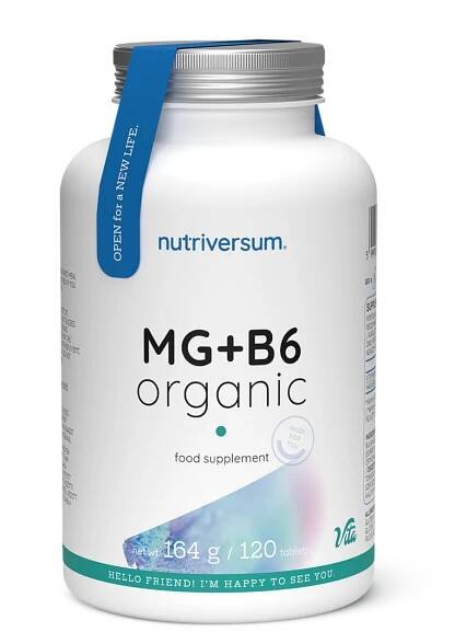 MG+B6 Organic - 120 tabs
