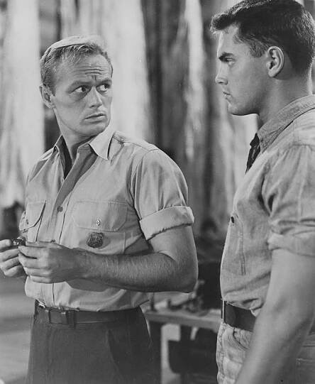 Red Skies of Montana - Z filmu - Richard Widmark, Jeffrey Hunter