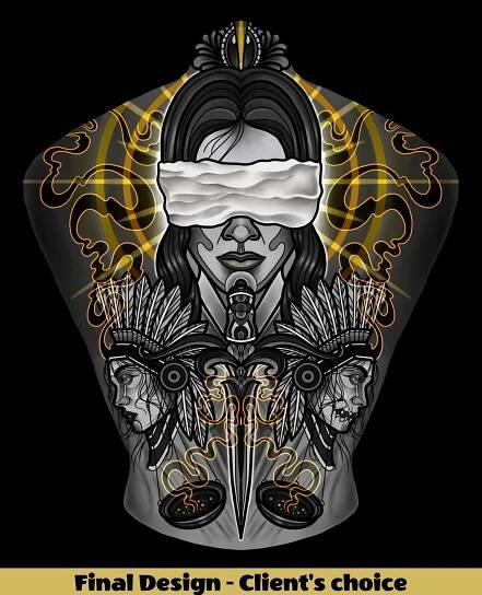 Custom Tattoo Design – Unique Art for Your Skin, autor: Oscar Eduardo Hernandez Rueda