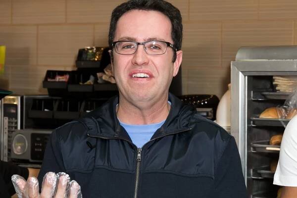 Jared Fogle is seen at a Subway event in 2014.