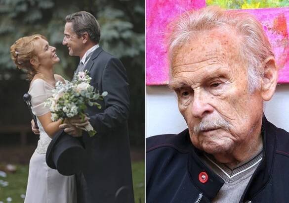 Luděk Munzar (85) vdával dceru Báru: V bolestech šel k oltáři!