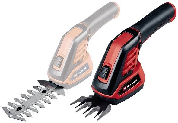 Nůžky na trávu Einhell GC-CG 3,6/70 Li WT akumulátor nůžky na trávu, nůžky na keře bez násady, vč. nůžkového adaptéru na trávu a keře, plus akumulátor, vč. nabíječky 3.6 V Li-Ion