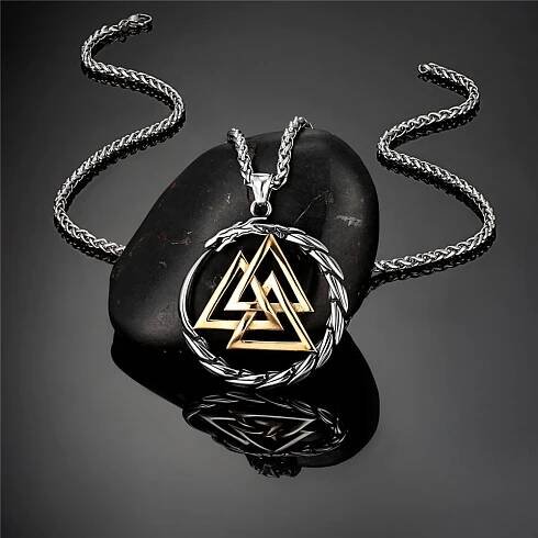 Přívěsek Viking - Uroboros a Valknut | imago.cz