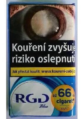 Cigaretový tropický tabák RGD blue uzavíratelný sáček 30g