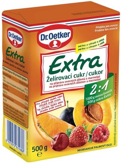 Želírovací cukr Dr.OETKER 2:1 Extra 500g