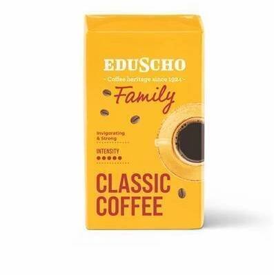 Káva "Family", pražená, mletá, 1000 g, EDUSCHO 87073