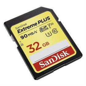 SanDisk SDHC Extreme Plus 32GB 90MB/s UHS-I U3 V30 | ExaSoft.cz