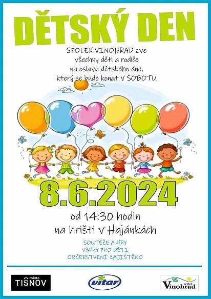 Pozvánka na den dětí 8.6.2024 – HÁJEK – HAJÁNKY