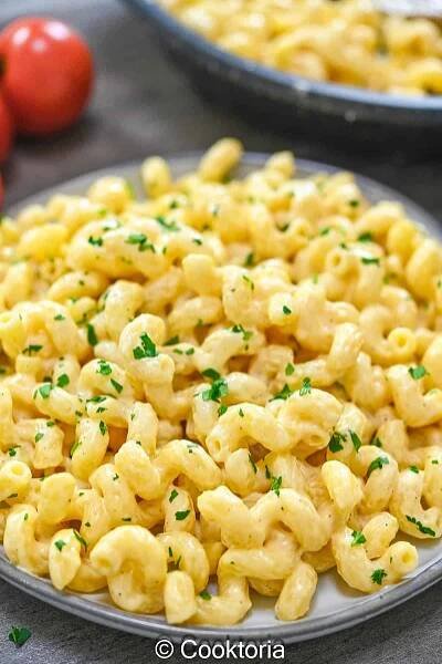 Cavatappi Pasta on a plate