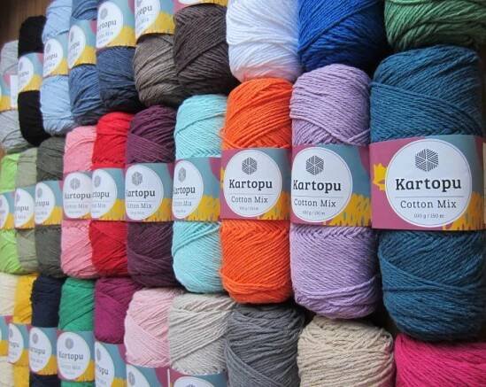 Cotton Mix 2122 světle zelená - Turecké příze