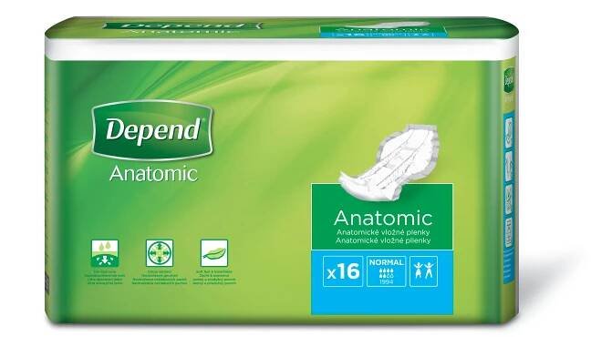 Depend Normal inkontinenční vložné pleny 16ks | Alphega.cz