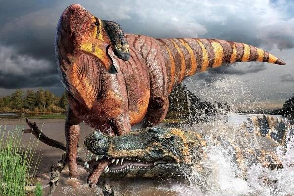 Obří krokodýl Deinosuchus lovil dinosaury a ovládl mokřady pravěké Ameriky