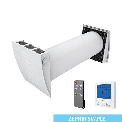 ZEPHIR - pokojové rekuperační jednotky a příslušenství Průměr 150 mm Název Dalap Model LUX