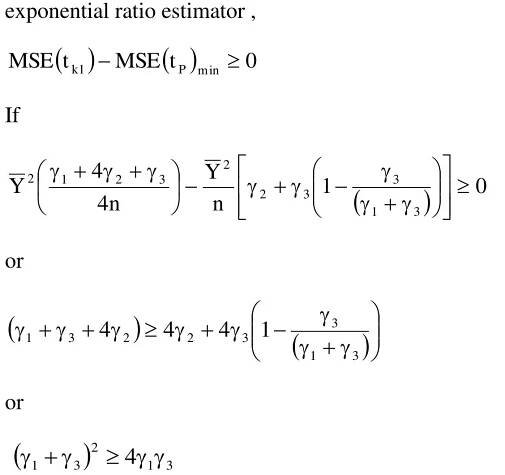 5. Efficiency Comparisons  Next, we compare the adapted Solanki and Singh (2013) estimator with proposed family of 