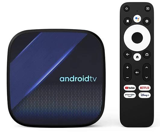 Elebao HAKO PRO Google certified Android  11 4K BT Voice Remote S905Y4 AV1 4GB RAM 32GB ROM 5G WiFi Set Top Smart Android TV Box